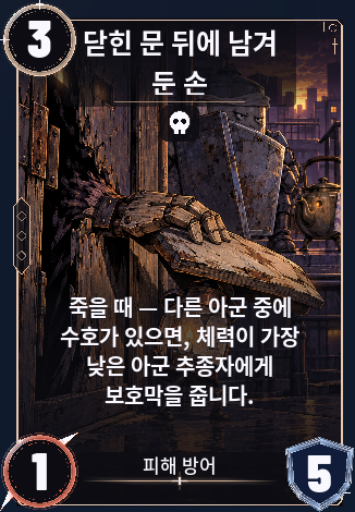 닫힌 문 뒤에 남겨 둔 손