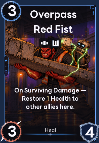 Overpass Red Fist