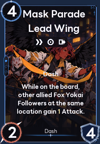 Mask Parade Lead Wing