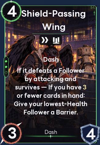 Shield-Passing Wing