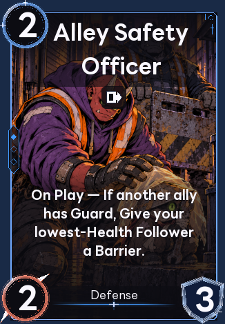 Alley Safety Officer