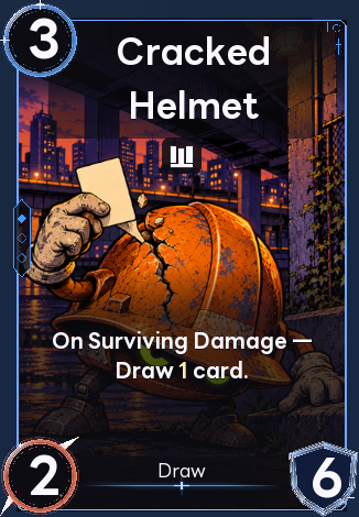 Cracked Helmet