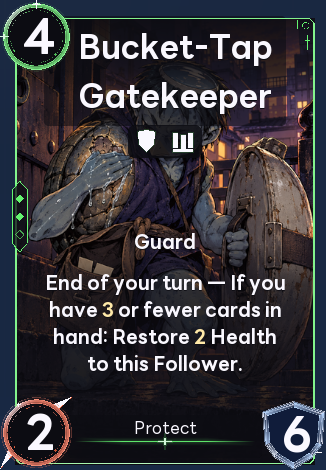 Bucket-Tap Gatekeeper