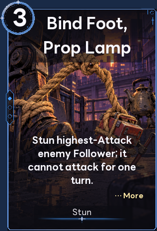 Bind Foot, Prop Lamp