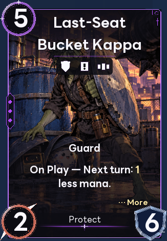 Last-Seat Bucket Kappa