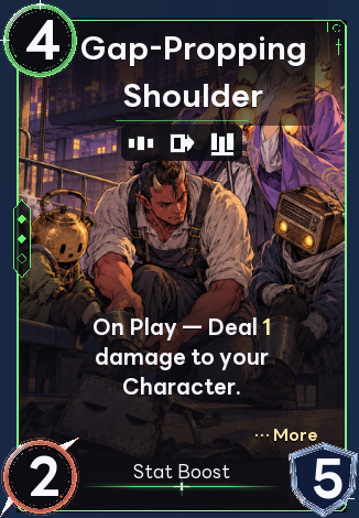 Gap-Propping Shoulder