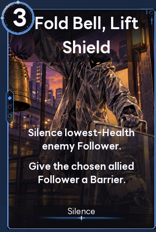 Fold Bell, Lift Shield