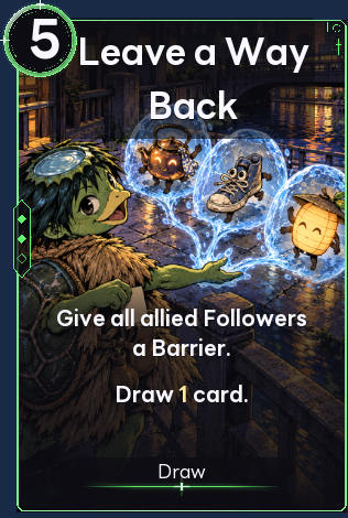 Leave a Way Back