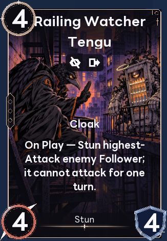 Railing Watcher Tengu