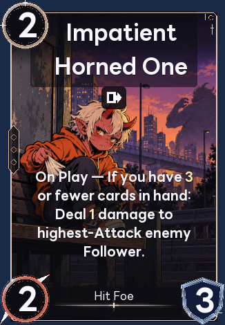 Impatient Horned One