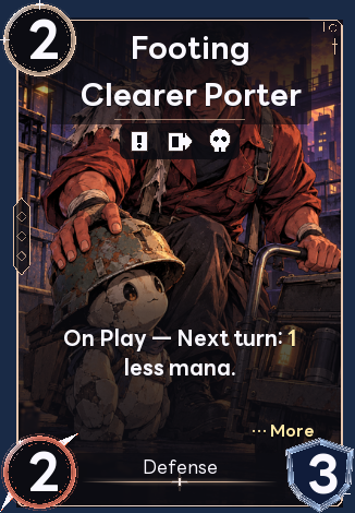 Footing Clearer Porter