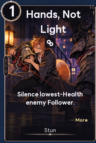 Hands, Not Light