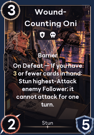 Wound-Counting Oni