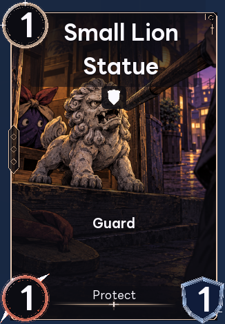 Small Lion Statue