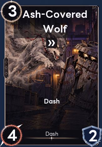 Ash-Covered Wolf