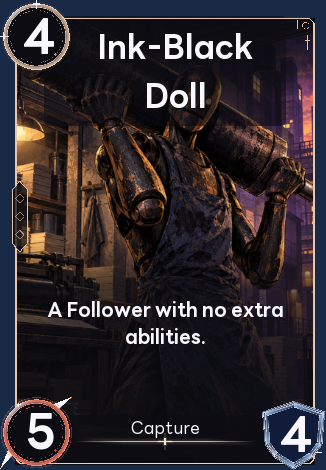 Ink-Black Doll