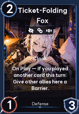 Ticket-Folding Fox