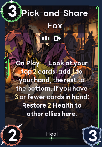 Pick-and-Share Fox