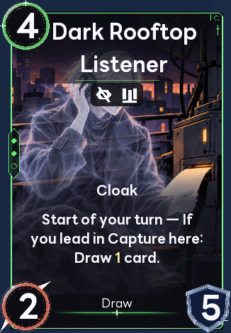 Dark Rooftop Listener