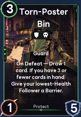 Torn-Poster Bin