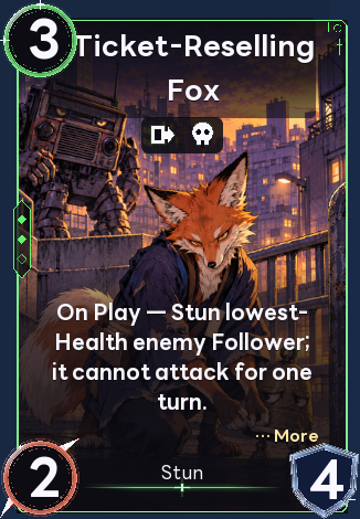 Ticket-Reselling Fox