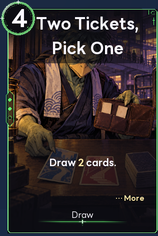 Two Tickets, Pick One