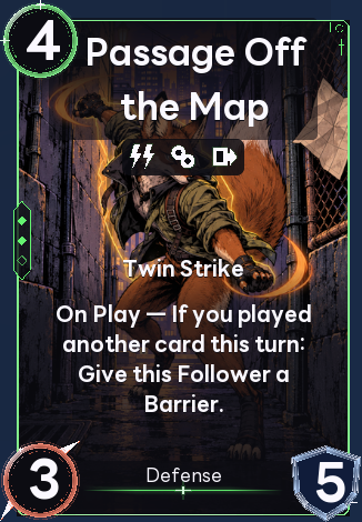 Passage Off the Map