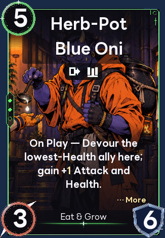 Herb-Pot Blue Oni