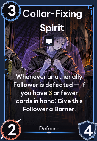 Collar-Fixing Spirit