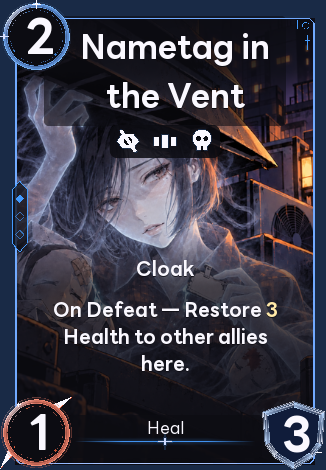 Nametag in the Vent