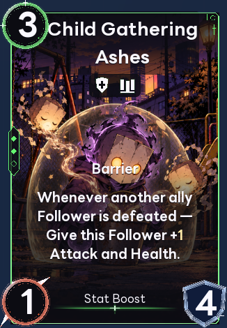 Child Gathering Ashes