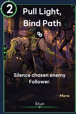Pull Light, Bind Path