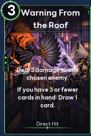 Warning From the Roof