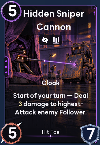 Hidden Sniper Cannon