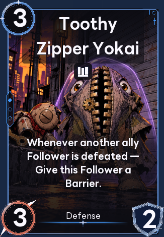 Toothy Zipper Yokai