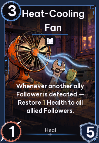 Heat-Cooling Fan