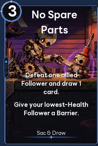 No Spare Parts