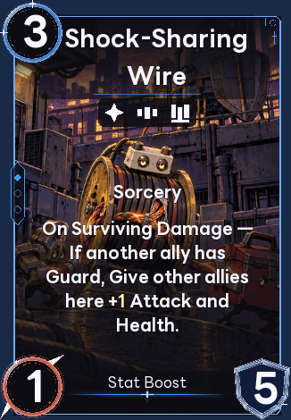 Shock-Sharing Wire