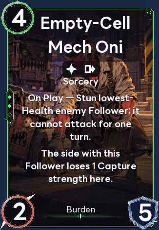 Empty-Cell Mech Oni
