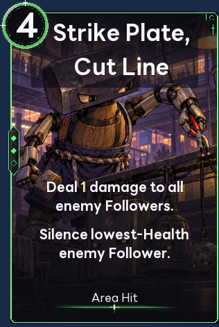 Strike Plate, Cut Line