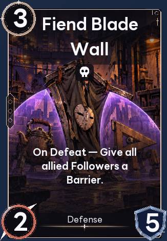 Fiend Blade Wall
