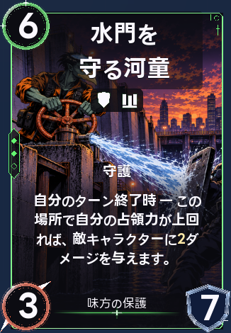 水門を守る河童