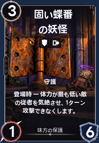 固い蝶番の妖怪