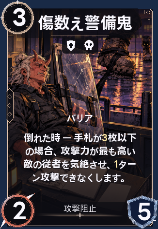 傷数え警備鬼