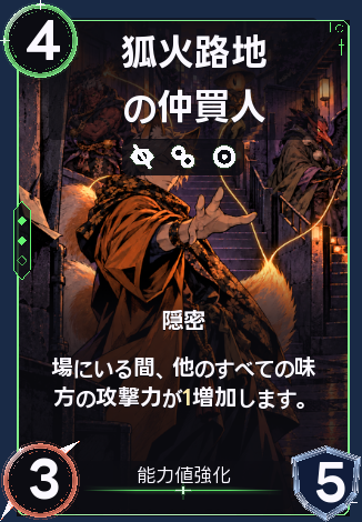 狐火路地の仲買人