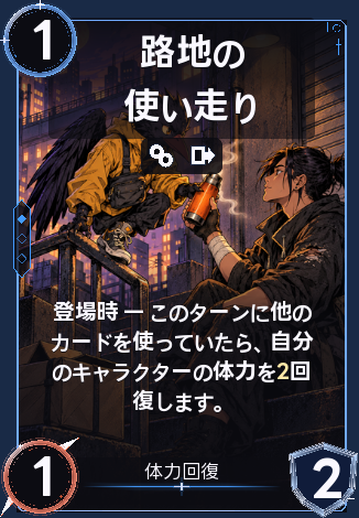路地の使い走り
