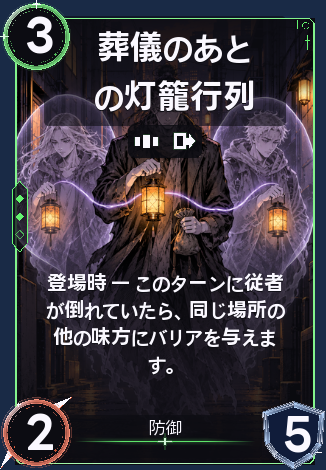 葬儀のあとの灯籠行列