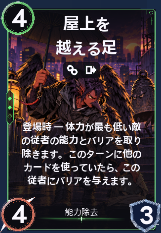 屋上を越える足