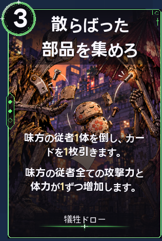 散らばった部品を集めろ