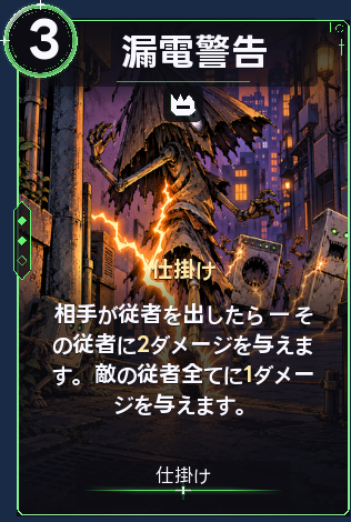 漏電警告